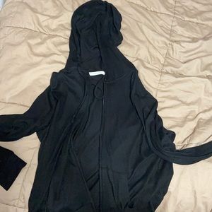 Pink/ Victoria Secret Black Zip Up Hoodie